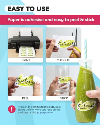 Sticker Paper for Inkjet Printer (30 Count)