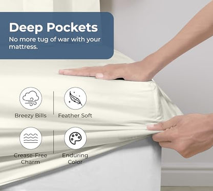 100% Organic Cotton Fitted Sheet
