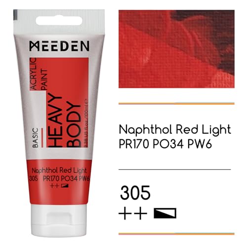 Acrylic Paint Naphthol Red Light (6.76 Fl Oz)