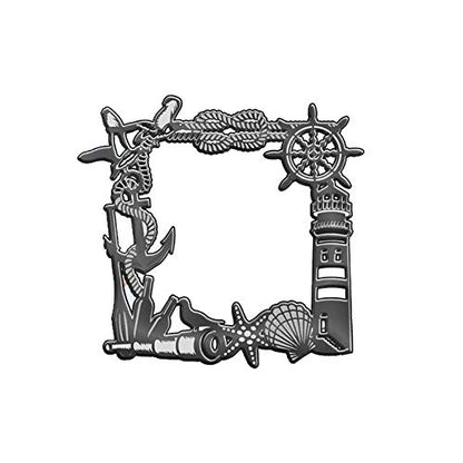 Metal Shell Ocean Element Background Frame Cutting Dies