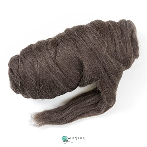 Natural Wool Bulk roving (16 Ounce)