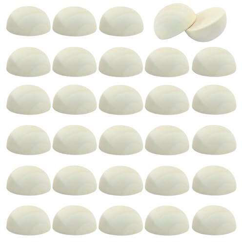 Half Wooden Beads