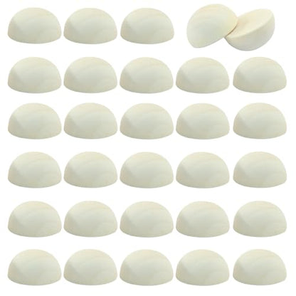 Half Wooden Beads