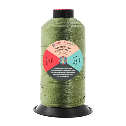 Size 207 630D T210 Olive Drab Bonded Nylon Thread