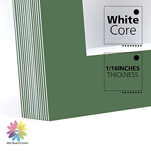 Mat Board Center 10 Pack 11x14 Photo Mats for 8x10 Picture (10 Count)