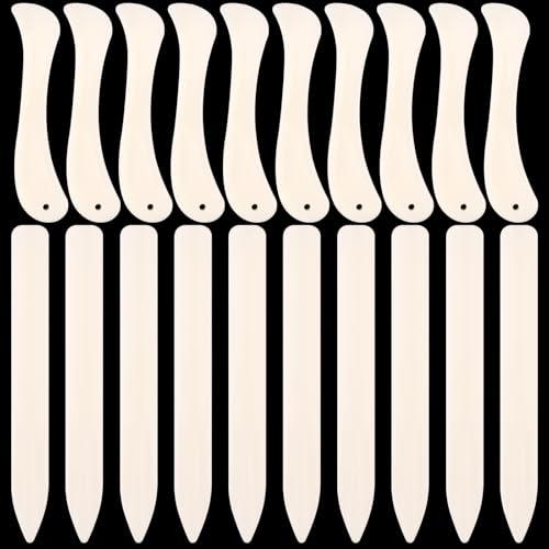20 PCS Bone Folder Tool Plastic Bone Folder Crafts Scoring Folding Creasing Paper Crafting Scrapbooking Tool for Paper Leathercrafts Bookbinding and DIY Card Making Handmade