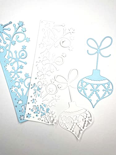 Ammsochy Metal Cutting Dies DIY Merry Christams Embossing Stencil Template Scrapbooking Card Making Mold Photo Album Arts Crafts Tools