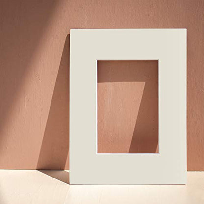 Mat Board Center 10 Pack 11x14 Photo Mats for 8x10 Picture (10 Count)