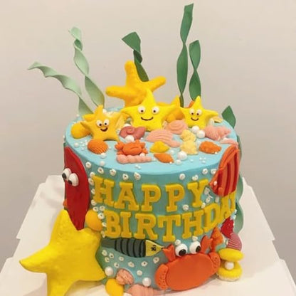 1Pcs Starfish Candy Fondant Mold