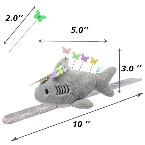 Cute Sharks Wrist Pin Cushion for Sewing with Magnetic