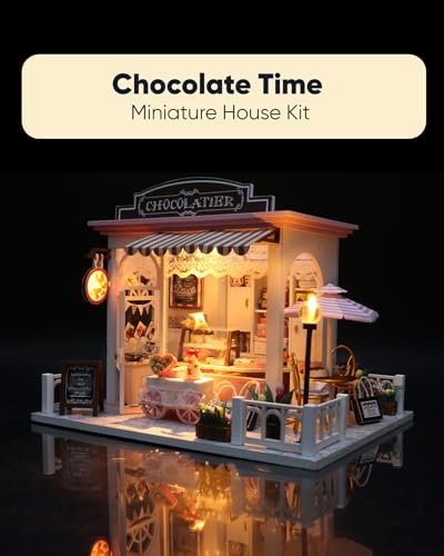 DIY Miniature House Kit Dollhouse Kit for Adults to Build Mini Shop
