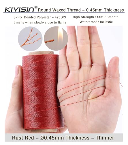 Thin Wax Polyester Thread (1641 Foot)