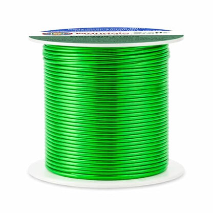 16 Gauge Kelly Green Anodized Aluminum Craft Wire