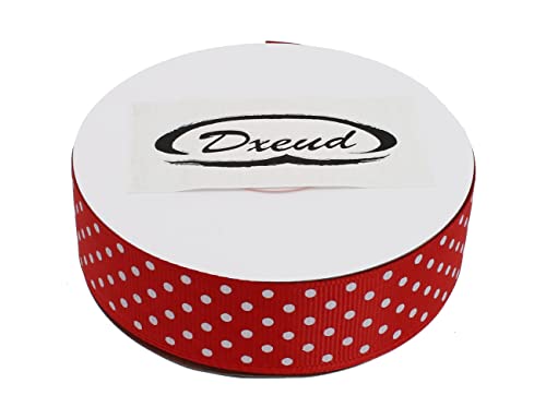 Polka Dot Grosgrain Ribbon 25 Yard Each Roll 100% Polyester