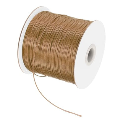 Waxed Cord 0.5mm Waxed Polyester Cord 175 Yard Wax String for Bracelet Making