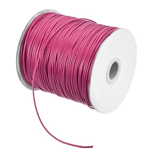 Waxed Cord 1.5mm Waxed Polyester Cord 175 Yard Wax String for Bracelet Making