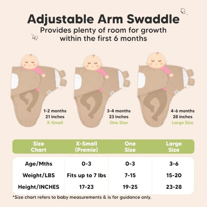 Newborn Swaddles with Zippers (3 Count)