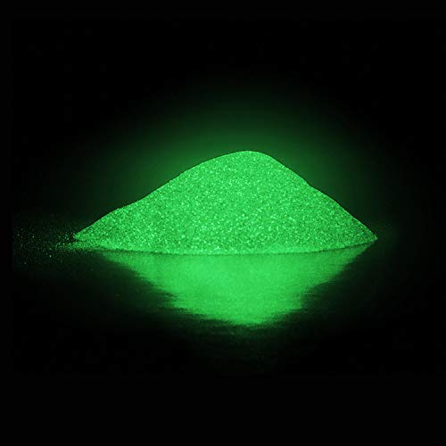Craft Glitter Glow in The Dark Green 100g Ultrafine Glitter (3.5 Ounce)