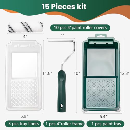 Paint Roller Kit (15 Count)