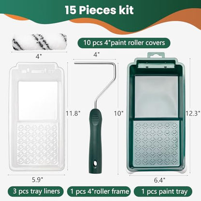 Paint Roller Kit (15 Count)