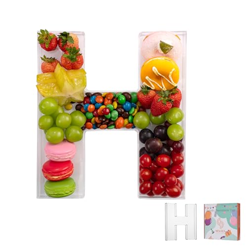11" Clear Acrylic Letter & Number Charcuterie Tray