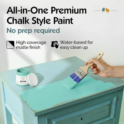 Riptide 4 Fl Oz Chalk Paint for Furniture All in One
