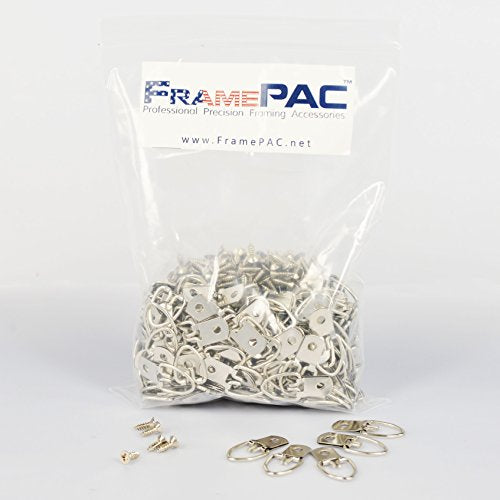 D Ring Picture Hangers with Screws (300 Count)