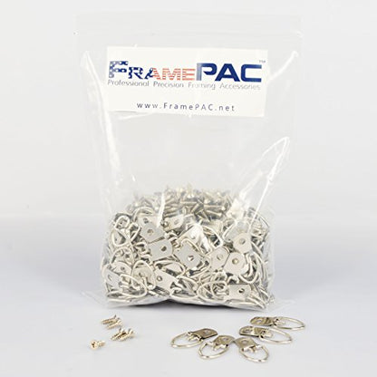 D Ring Picture Hangers with Screws (300 Count)