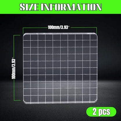 2Pcs Clear Stamp Blocks Set (2 Count)