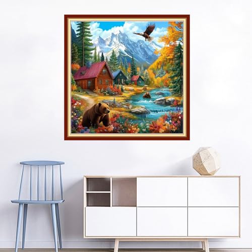 Cross Stitch Kits for Beginners Stamped Cross