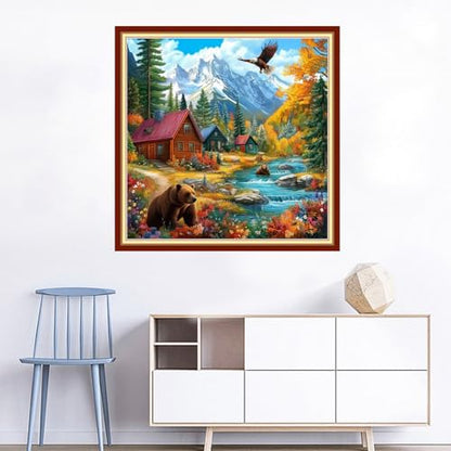 Cross Stitch Kits for Beginners Stamped Cross