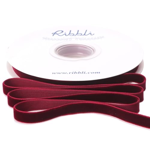 Burgundy Velvet Ribbon 3
