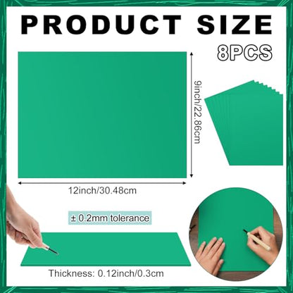 8 Pcs 9 x 12 Inch Linoleum Blocks for Printmaking