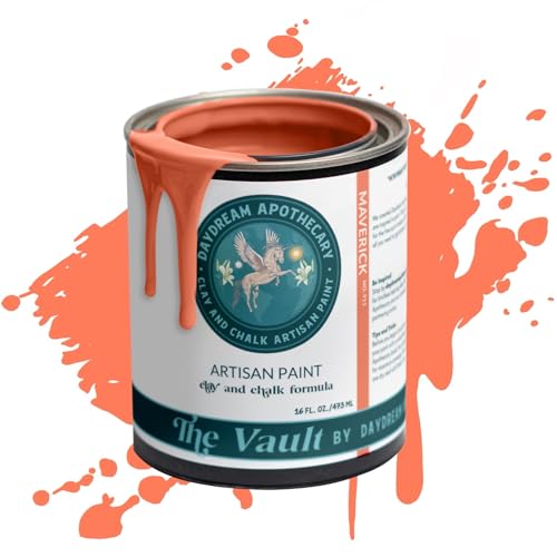 Chalk Paint Matte Coral Orange (16 Fl Oz)