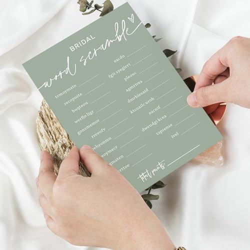 Bridal Shower Games Cards (26 Count)