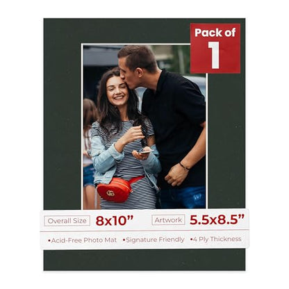 8x10 Mat Bevel Cut for 5.5x8.5 Photos