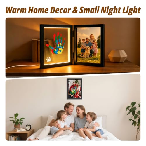 Family Handprint Kit with Light for 4