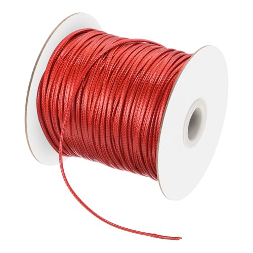 Waxed Cord 3mm Waxed Polyester Cord 44 Yard Wax String for Bracelet Making