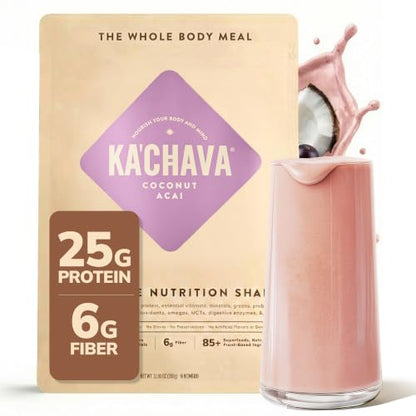 Ka’Chava Whole Body Meal Shake Coconut Acai 2 lb (32.8 Ounce)