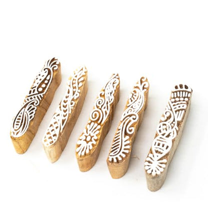 Mehndi Print Blocks (5 Count)
