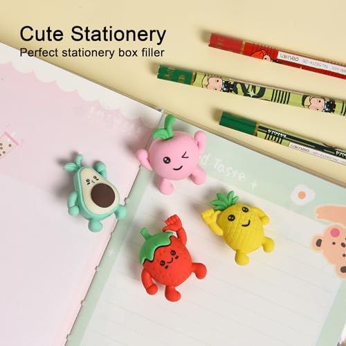 16Pcs Pencil Top Erasers for Kids (16 Count)