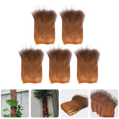 5 Sheets Fake Tree Barks Coconut Bark Decoration Garden Background Bark for Crafts Garden Decor