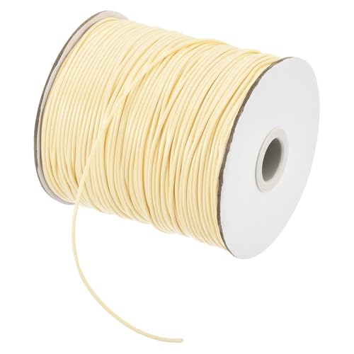 Waxed Cord 1.5mm Waxed Polyester Cord 175 Yard Wax String for Bracelet Making