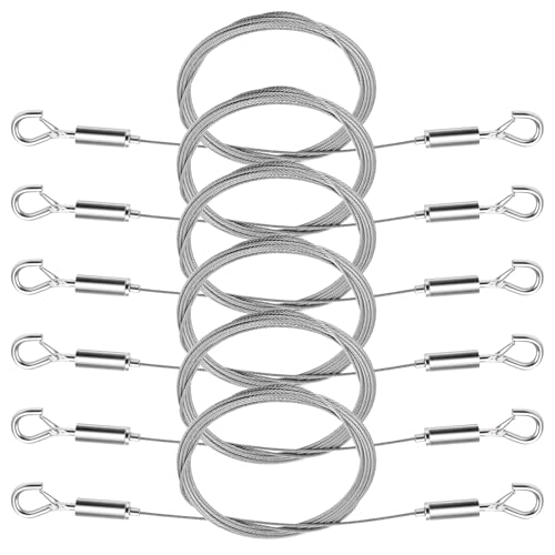 Adjustable Picture Hanging Wire 300cm x1.5mm Stainless Steel Frame Wires Rope