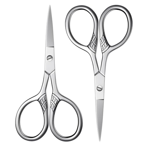 Stainless Steel Small Scissors with Textured Handle