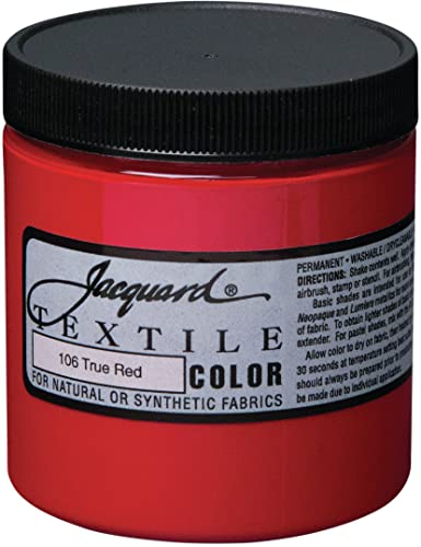Textile Color Paint True RED (8 Ounce)