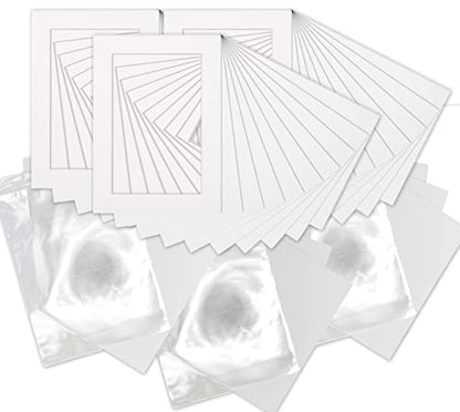 5.5x8.5 Mat for 8.5x11 Frame (25 Count)