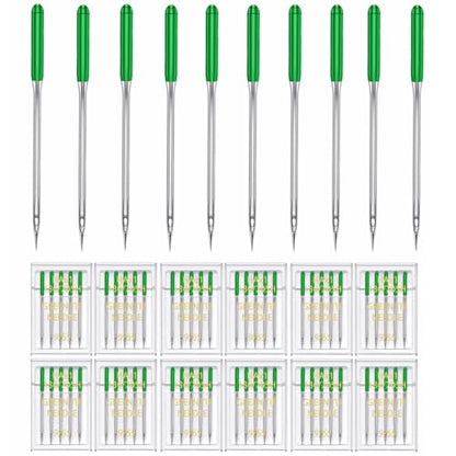 60 Pieces Sewing Machine Needles Universal Regular Point Machine Needles for Home Sewing Machine Compatible with Singer (60 Count)