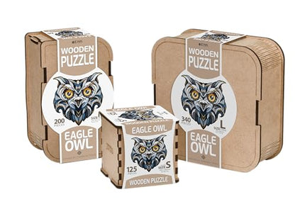 Eagle OWL S Wooden Jigsaw Puzzle