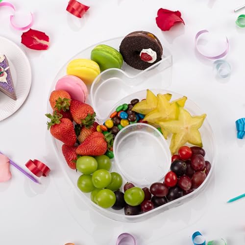 11" Clear Acrylic Letter & Number Charcuterie Tray